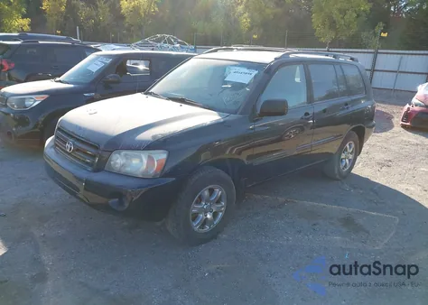 2004 Toyota Highlander V6 from USA, damaged, VIN JTEGP21A940004210
